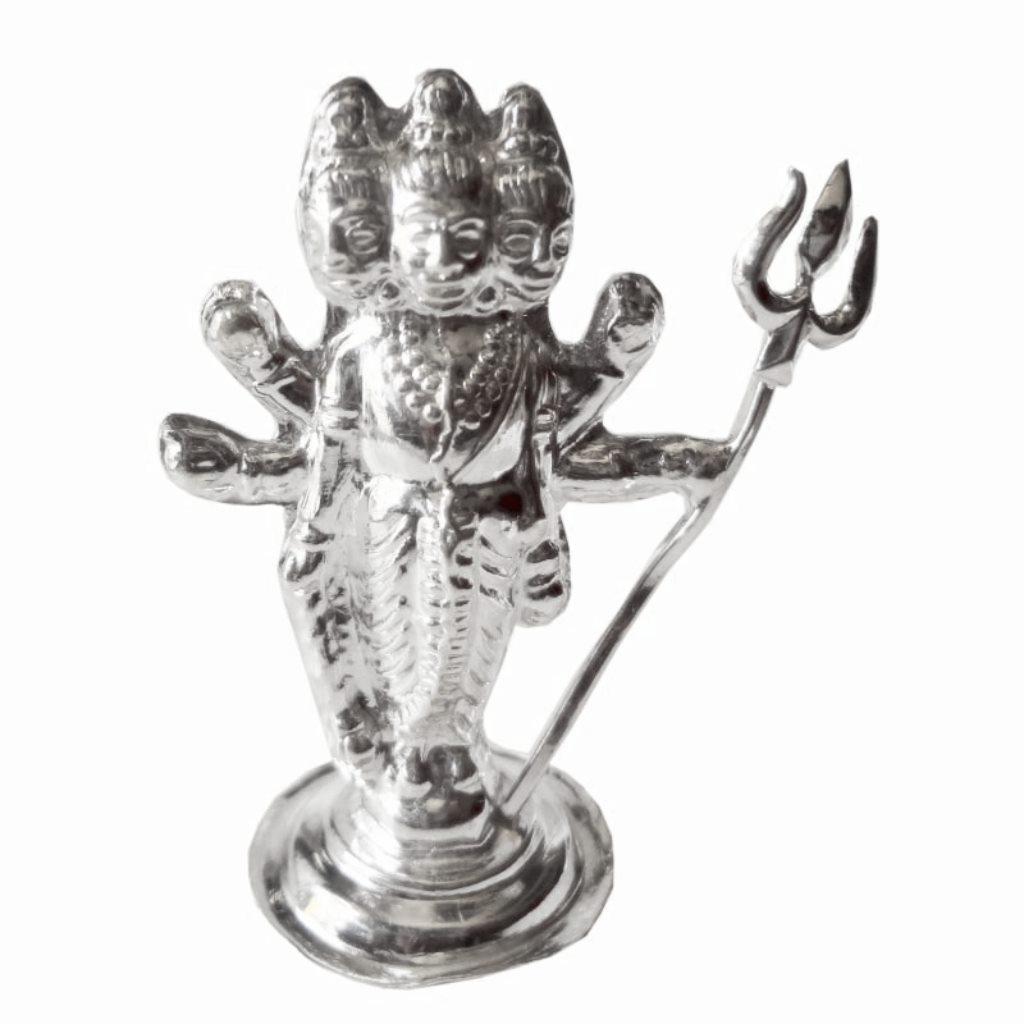 Solid Pure 925 Fine Silver Dutta Idols For Puja And Home Decor