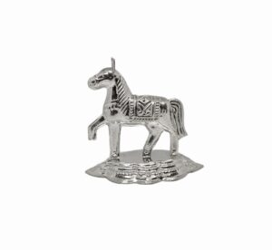 Indian Solid Pure 925 Fine Silver Indian Made Horse Design Idol
