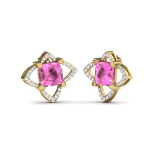IGI Certified Natural Diamond Women's Earring 14K/18K Fine Yellow Gold