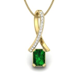 Solid 22K/18K/14K Fine Gold Certified Stamped Classy CZ Design Pendant In 22 Carat,18 Carat and 14 Carat Fine Gold