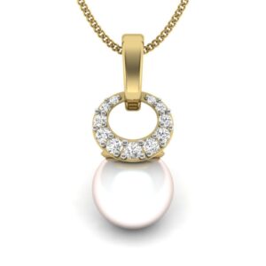 Solid 22K/18K/14K Fine Gold Certified Stamped Magneficient CZ Design Pendant In 22 Carat,18 Carat and 14 Carat Fine Gold