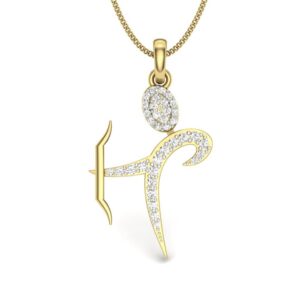 Solid 22K/18K/14K Fine Gold Certified Stamped Beautiful CZ Design Pendant In 22 Carat,18 Carat and 14 Carat Fine Gold