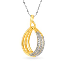 Solid 22K/18K/14K Fine Gold Certified Stamped Round CZ Design Pendant In 22 Carat,18 Carat and 14 Carat Fine Gold