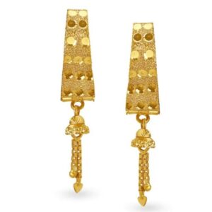 Solid 22K/18K/14K Fine Gold Certified Stamped Beautiful Long Design Earring