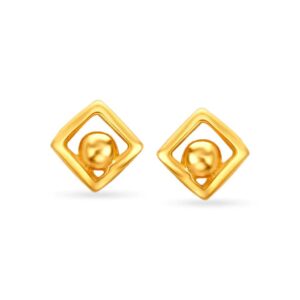 Solid 22K/18K/14K Fine Gold Certified Stamped Beautiful Ocatgon Design Earring