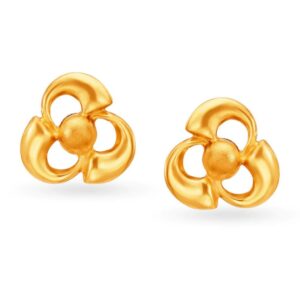 Solid 22K/18K/14K Fine Gold Certified Stamped Unique Design Earring