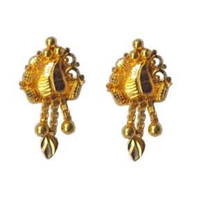 Solid 22K/18K/14K Fine Gold Certified Stamped Beautiful Design Earring