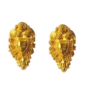 Solid 22K/18K/14K Fine Gold Certified Stamped Beautiful Stud Design Design Earring