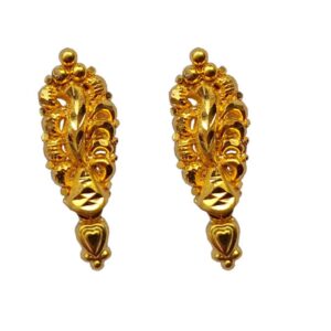 Solid 22K/18K/14K Fine Gold Certified Stamped Beautiful Design Earring