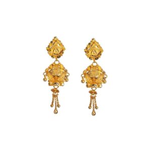 Solid 22K/18K/14K Fine Gold Certified Stamped Beautiful Design Earring
