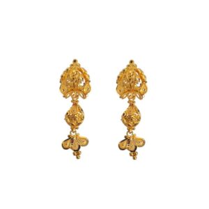 Solid 22K/18K/14K Fine Gold Certified Stamped Unique Design Earring