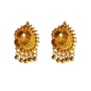 Solid 22K/18K/14K Fine Gold Certified Stamped Multiple Beads Design Earring