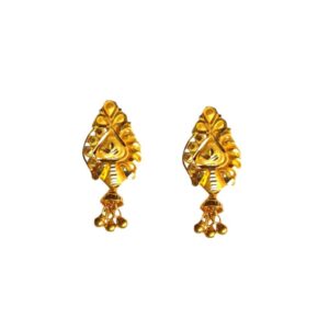 Solid 22K/18K/14K Fine Gold Certified Stamped Adorable Tiny Design Earring