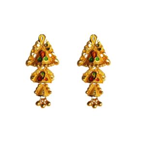 Solid 22K/18K/14K Fine Gold Certified Stamped Beautiful Design Earring