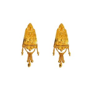 Solid 22K/18K/14K Fine Gold Certified Stamped Unique Design Earring