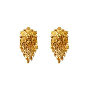 Solid 22K/18K/14K Fine Gold Certified Stamped Elegant Design Earring