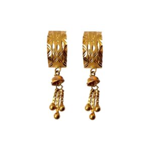 Solid 22K/18K/14K Fine Gold Certified Stamped Elegant Dangles Design Earring