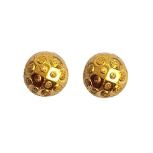 Solid 22K/18K/14K Fine Gold Certified Stamped Adorable Tiny Design Earring