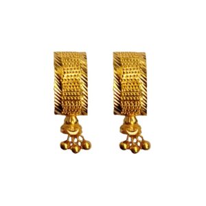 Solid 22K/18K/14K Fine Gold Certified Stamped Divine Round Design Earring