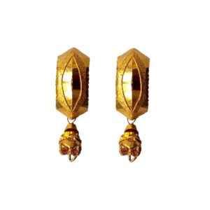 Solid 22K/18K/14K Fine Gold Certified Stamped Unique Design Earring