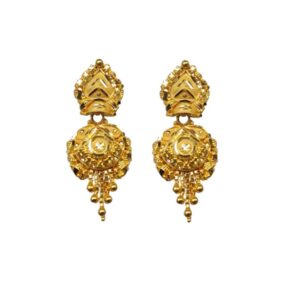 Solid 22K/18K/14K Fine Gold Certified Stamped Beautiful Broad Design Earring