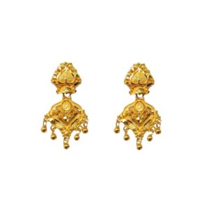 Solid 22K/18K/14K Fine Gold Certified Stamped Stunning Design Earring
