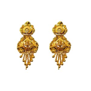 Solid 22K/18K/14K Fine Gold Certified Stamped Beautiful Dangles Design Earring