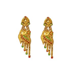 Solid 22K/18K/14K Fine Gold Certified Stamped Beautiful Dangles Design Earring