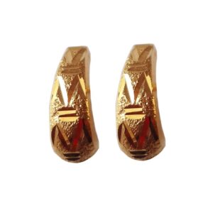 Solid 22K/18K/14K Fine Gold Certified Stamped Gorgeous Long Stud Design Earring