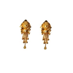 Solid 22K/18K/14K Fine Gold Certified Stamped Adorable Dangles Design Earring