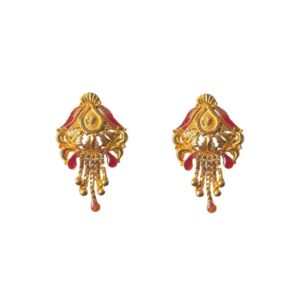 Solid 22K/18K/14K Fine Gold Certified Stamped Beautiful Dangles Design Earring