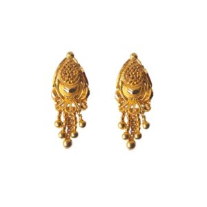 Solid 22K/18K/14K Fine Gold Certified Stamped Beauteous Design Earring