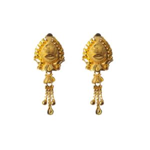 Solid 22K/18K/14K Fine Gold Certified Stamped Stunning Dangles Design Earring