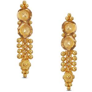 Solid 22K/18K/14K Fine Gold Certified Stamped Beautiful Lengthy Design Earring