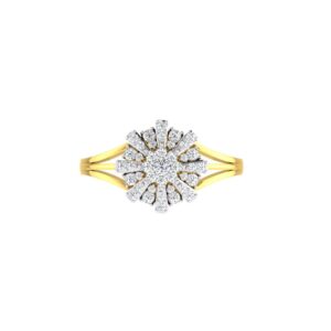 Solid 22K/18K/14K Fine Gold Certified Stamped Beauteous CZ Design Women's Ring