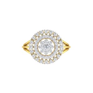 Solid 22K/18K/14K Fine Gold Certified Stamped Beautiful CZ Design Women's Ring