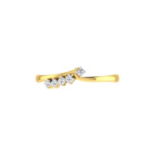 Solid 22K/18K/14K Fine Gold Certified Stamped Classy CZ Design Women's Ring