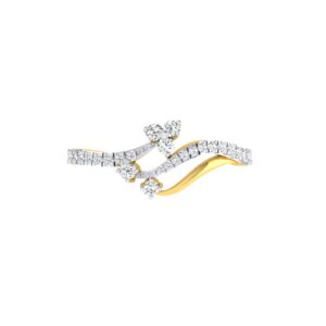 Solid 22K/18K/14K Fine Gold Certified Stamped Carved CZ Design Women's Ring