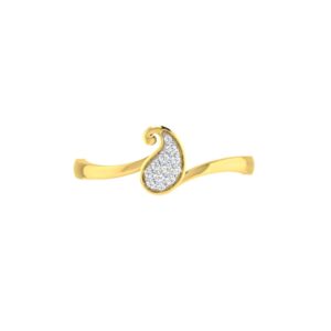 Solid 22K/18K/14K Fine Gold Certified Stamped Divine CZ Design Women's Ring