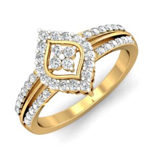 Solid 22K/18K/14K Fine Gold Certified Stamped Magnificient CZ Design Women's Ring