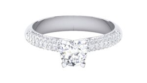 Solid 22K/18K/14K Fine Gold Certified Stamped Divine CZ Design Women's Ring