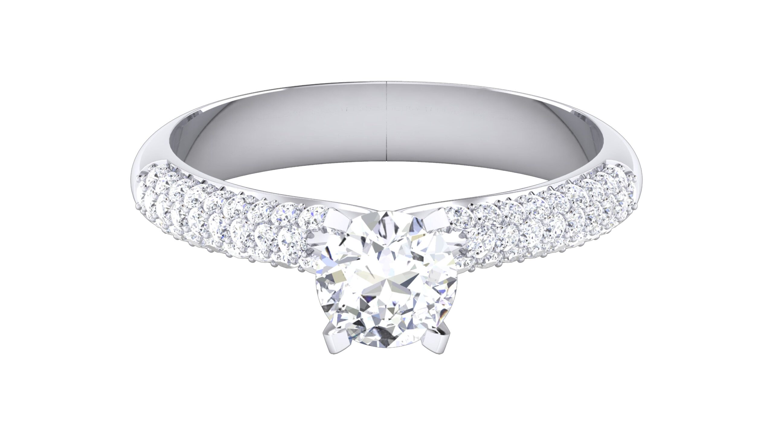 Solid 22K/18K/14K Fine Gold Certified Stamped Divine CZ Design Women's Ring