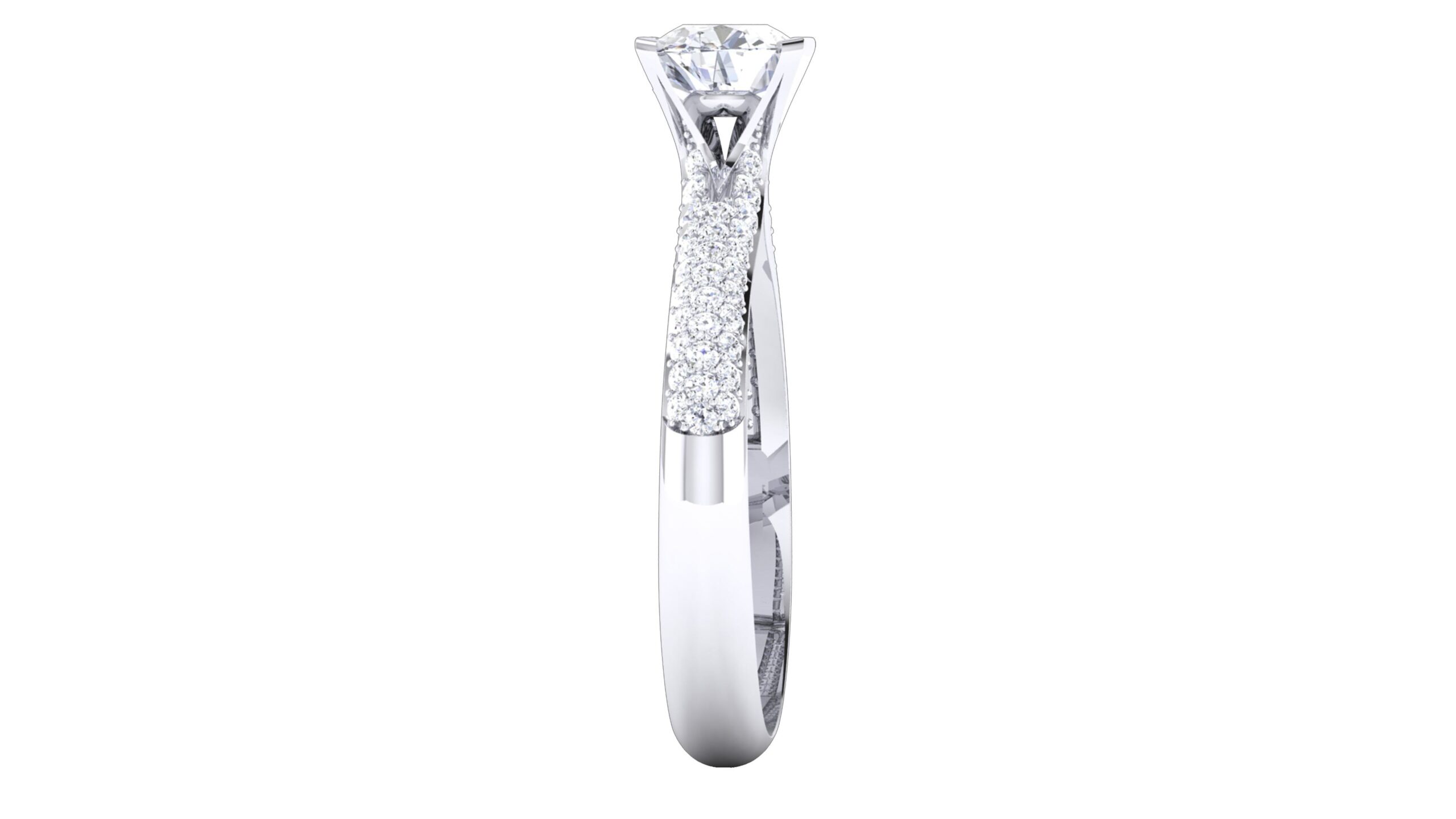 Solid 22K/18K/14K Fine Gold Certified Stamped Divine CZ Design Women's Ring
