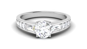 Solid 22K/18K/14K Fine Gold Certified Stamped Carved CZ Design Women's Ring