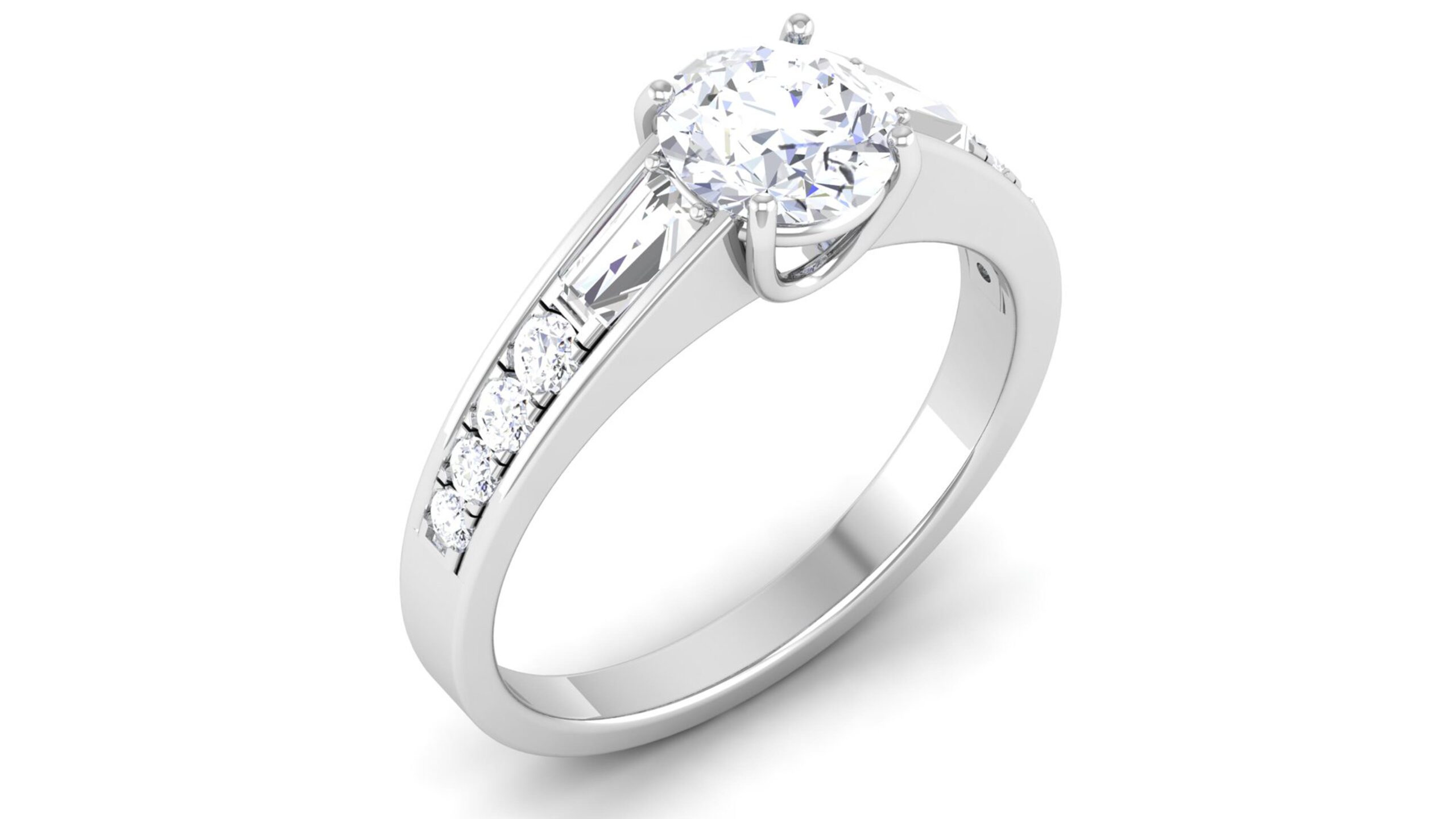 Solid 22K/18K/14K Fine Gold Certified Stamped Carved CZ Design Women's Ring