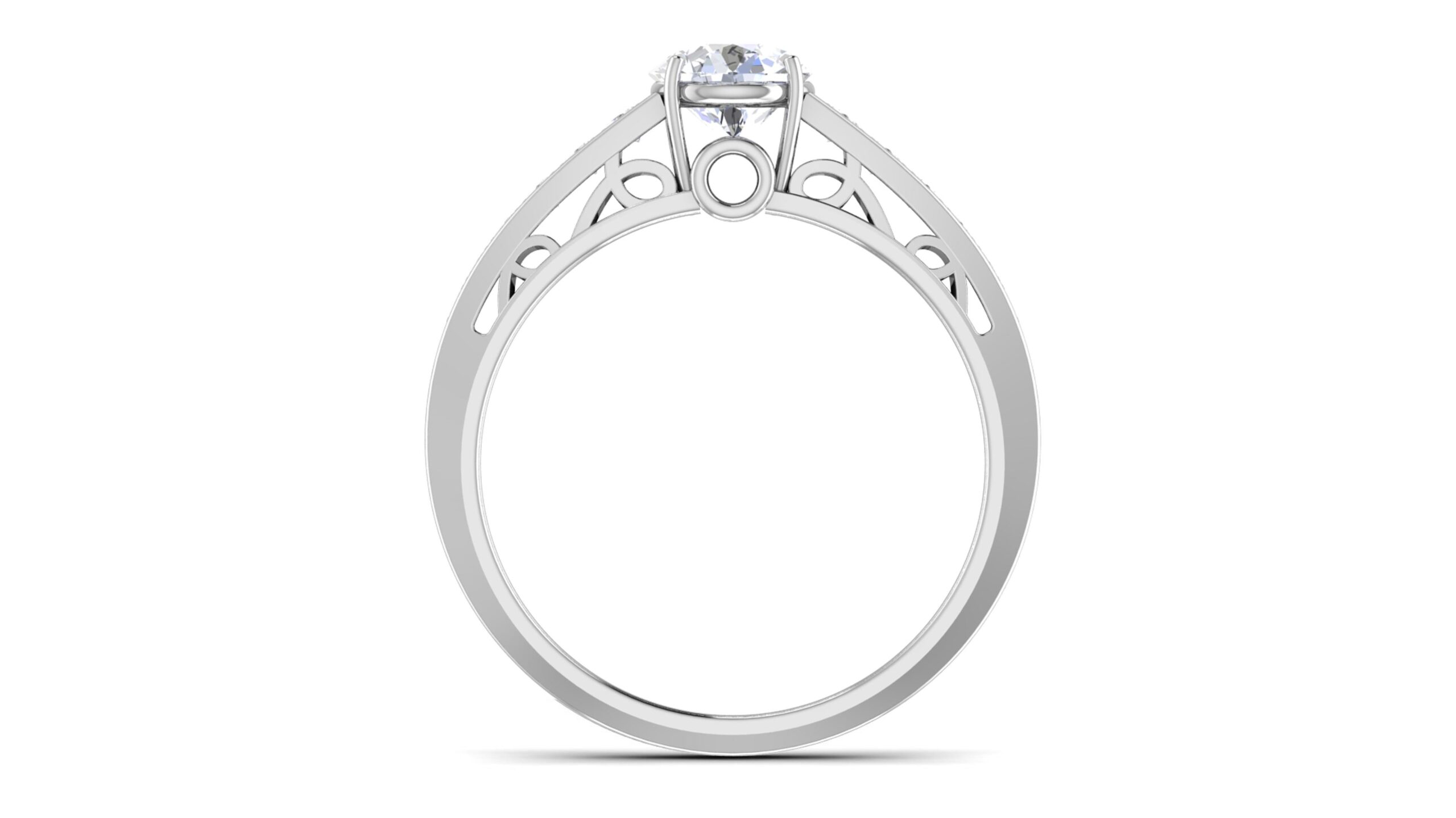 Solid 22K/18K/14K Fine Gold Certified Stamped Bold CZ Design Women's Ring