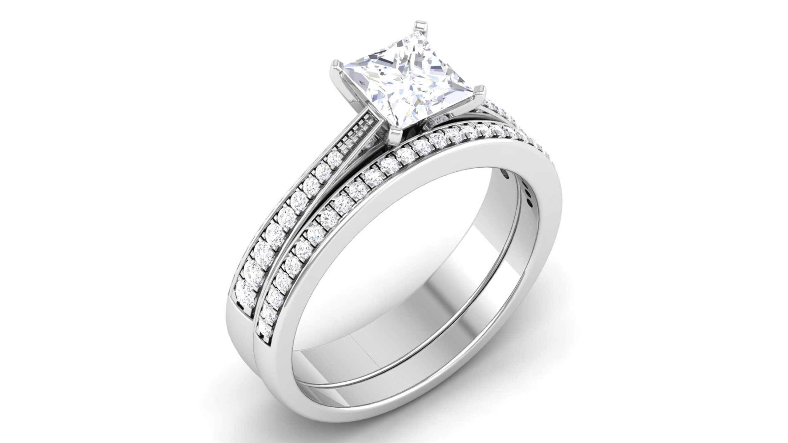 Solid 22K/18K/14K Fine Gold Certified Stamped Pretty CZ Design Women's Ring