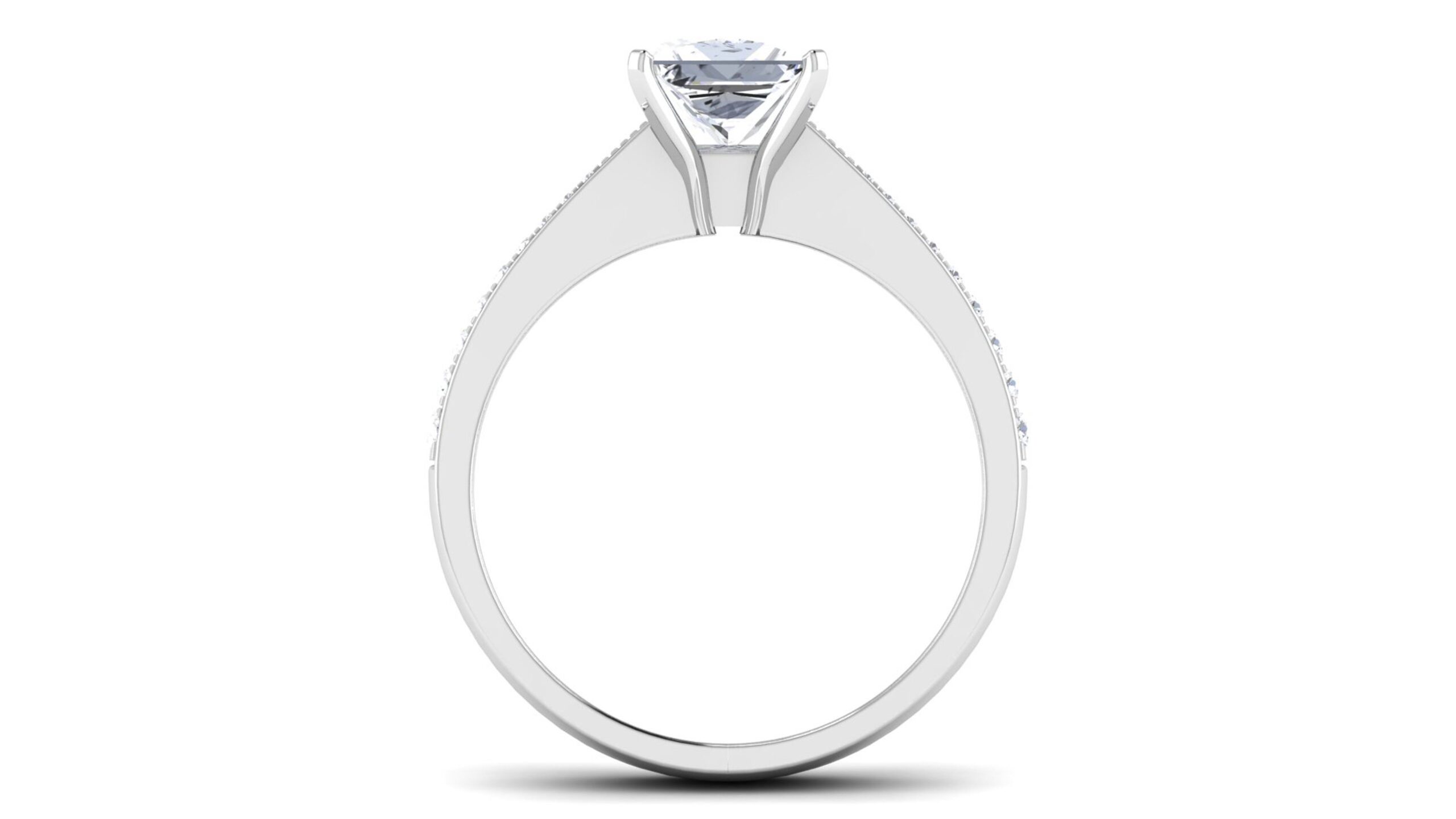 Solid 22K/18K/14K Fine Gold Certified Stamped Pretty CZ Design Women's Ring
