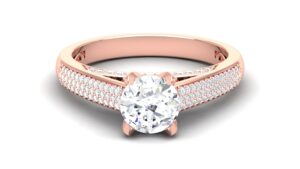 Solid 22K/18K/14K Fine Gold Certified Stamped Lovely CZ Design Women's Ring