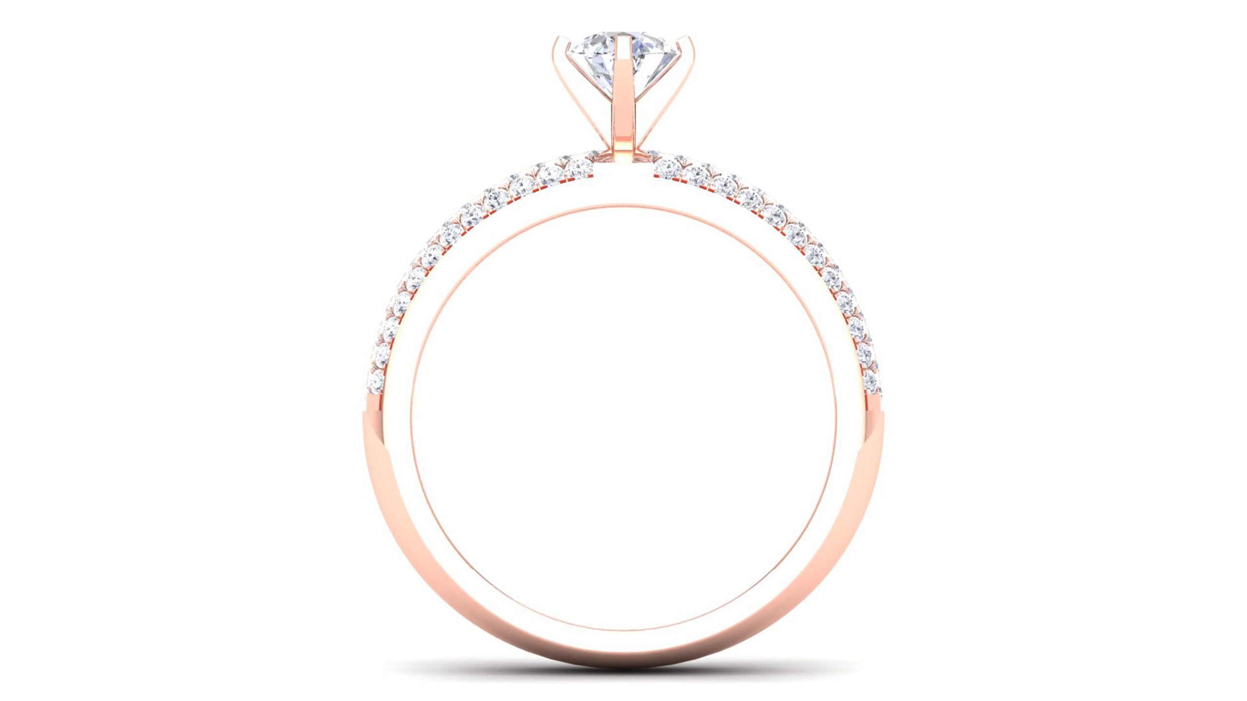 Solid 22K/18K/14K Fine Gold Certified Stamped Charming CZ Design Women's Ring